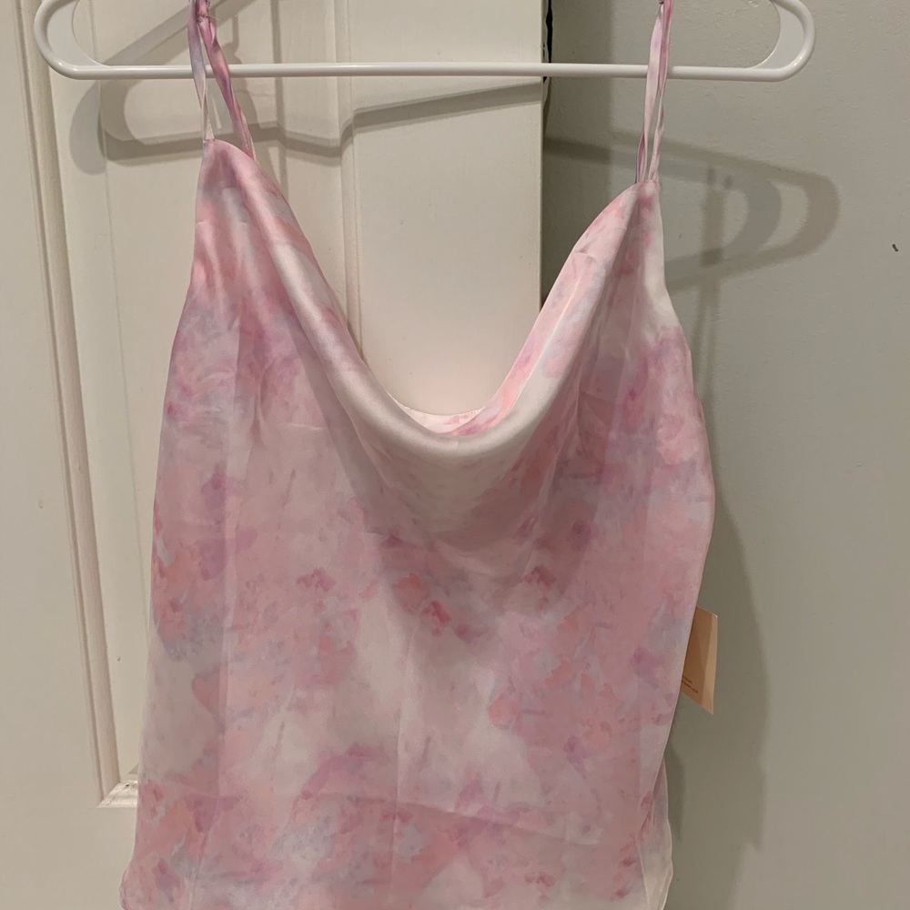 NEW superdown cowlneck tie-dye top